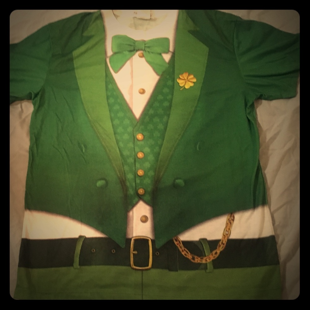 Leprechaun tee shirt all over print